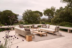 Sofa Mood Lounge Und Sessel Ukiyo mit Beistelltisch Tairu von Tribu