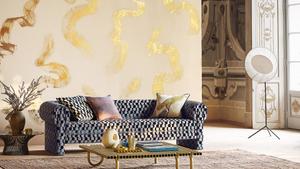 Textilien, Stoffe, Tapeten und Kissen von Romo