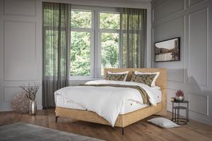 Boxspring-Polsterbett von Tréca Paris mit Kopfteil Portofino