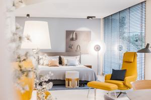 Boxspring Polsterbett 24Seven Fine von Tréca Paris mit Bezug Focus CA1707/050, abnehmbar